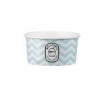 Papirnata skodelica150 ml (5oz) d=85 mm, h=44 mm ZIG ZAG aquamarine  50 kom