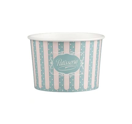 Papirnata skodelica 250 ml (8oz) d=92 mm, h=58 mm ICE CREAM design 50 kom