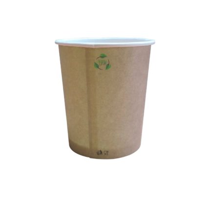 Papirnata posuda 440 ml d=93,5 mm kraft, bez poklopca 30 kom