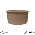 Papirnata posuda 1000 ml d=150 mm kraft, bez poklopca 50 kom