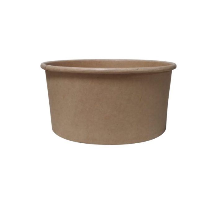 Papirnata posuda 1000 ml d=150 mm kraft, bez poklopca 50 kom