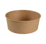 Posoda papirnata 1100 (1300) ml d=190 mm h=66 mm, kraft, bez poklopca 50 kom