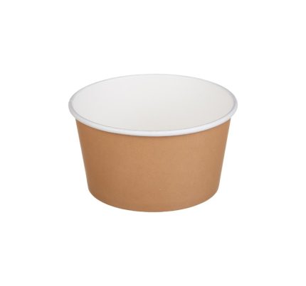 Papirnata posuda Tambien ECO 380 ml d=110 mm h=60 mm kraft, bez poklopca 50 kom