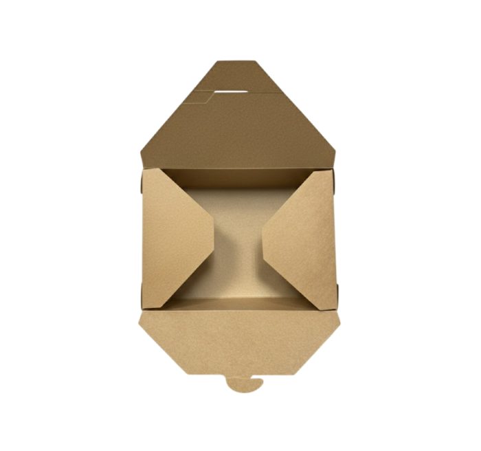 Papirnata posuda Menu Box 1500 ml 194x140x48 mm, kraft 50 kom