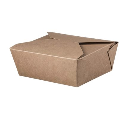 Papirnata posuda Take Away 1500 ml 170x145x65 mm, kraft 50 kom