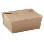 Papirnata posuda Take Away 2250 ml 220x160x65 mm kraft 50 kom