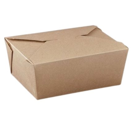 Papirnata posuda Take Away 2250 ml 220x160x65 mm kraft 50 kom