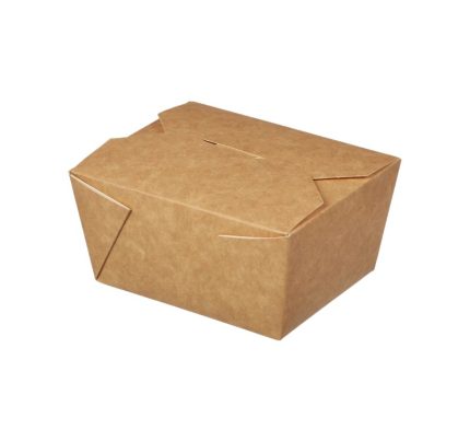 Papirnata posuda  Take Away 900 ml 130x105x65 mm, kraft 50 kom