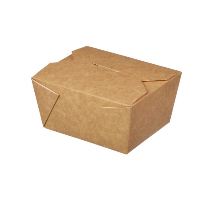 Papirnata posuda  Take Away 900 ml 130x105x65 mm, kraft 50 kom