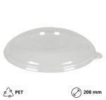 Poklopac PET d=200 mm proziran 50 kom