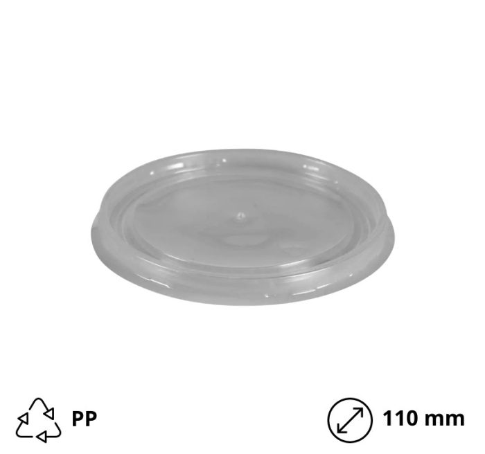 Poklopac PP d=110 mm proziran 50 kom