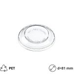 Poklopac PET za posudico 160 (180) / 200 (230) ml d=81 mm h=13 mm 50 kom