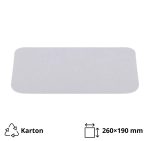 Poklopac za alu posudu 1950 ml 260×190 mm 100 kom