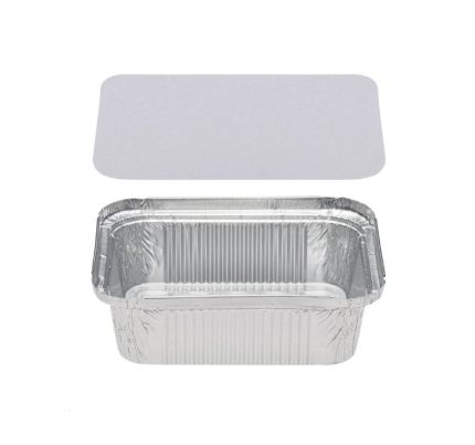 Alu posuda za poklopcem 450 ml 146x121x40mm, 100 kom (komplet)