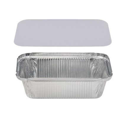 Alu posuda za poklopcem 900 ml 202x137x50mm, 100 kom (komplet)