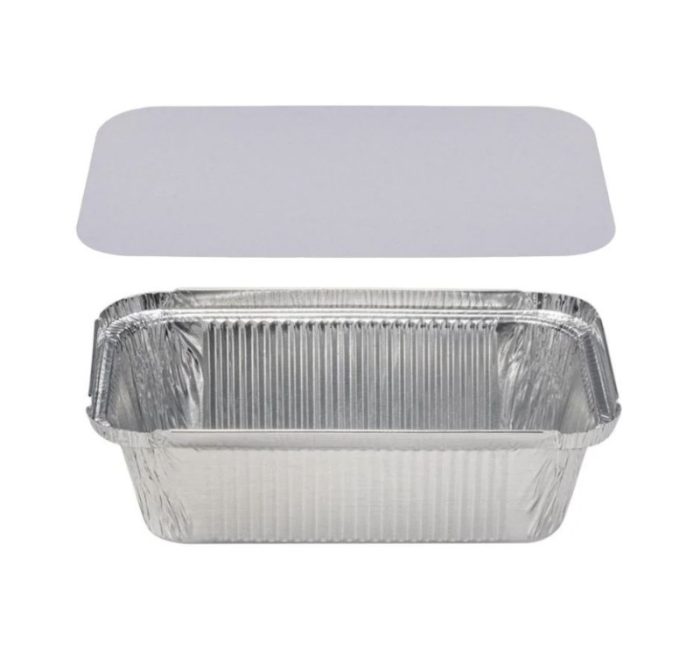 Alu posuda za poklopcem 900 ml 202x137x50mm, 100 kom (komplet)