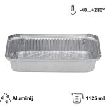 Alu posuda 1125 ml 247x147x45 mm 100 kom