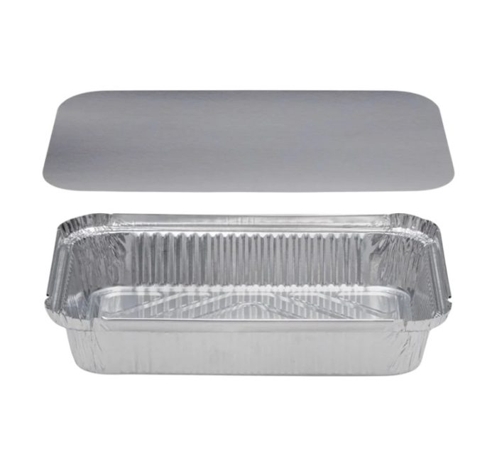 Alu posuda za poklopcem 1125 ml 247x147x45mm, 100 kom (komplet)