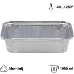 Alu posuda 1950 ml 260x190x56 mm 100 kom