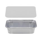 Alu posuda za poklopcem 1950 ml 260x190x56 mm, 100 kom (komplet)