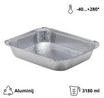 Alu posuda 3180 ml 322x260x50 mm 100 kom