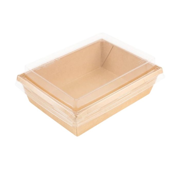 Papirnata posuda OneClick Bottom 500/b za poklopcem (komplet)