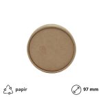 Poklopac papirnati Tambien ECO d=97 mm kraft 25 kom