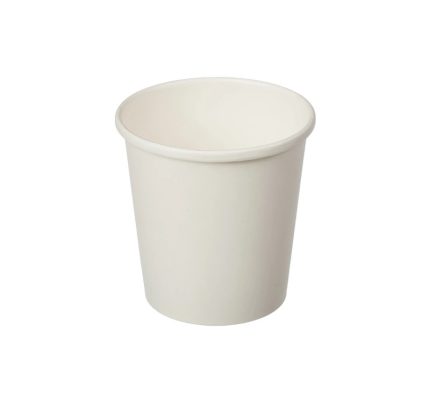 Papirnata posuda 440 ml d=98 mm h=99 mm bijela, bez poklopca 40 kom