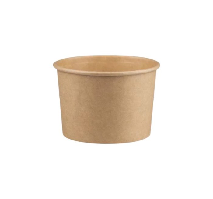Papirnata posuda 500 ml d=115 mm h=78 mm, kraft, bez poklopca 50 kom