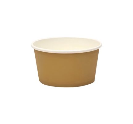 Papirnata posuda ECO 520 ml d=110 mm h=84,5 mm kraft, bez poklopca 50 kom