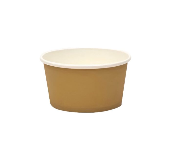 Papirnata posuda ECO 520 ml d=110 mm h=84,5 mm kraft, bez poklopca 50 kom