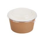 Posuda papirnata Tambien ECO 720ml d=135 mm, h=68mm kraft, za poklopcem, 50 kom (komplet)