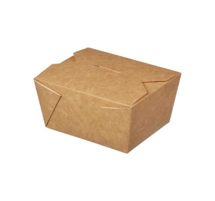 Papirnata posuda Fold Box 600 ml 110x90x65 mm, kraft 25 kom