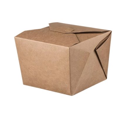Papirnata posuda 1200 ml 110х105х90 mm kraft 50 kom