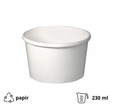 Papirnata skodelica  240 ml bijela 30 kom