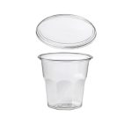 Posudica rPET Vintage 700ml d=119mm h=111mm prozirna za deserte/voće/salatu za poklopcem (komplet)