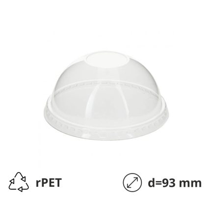 Poklopac bez rupe rPET d=93 mm 100 kom