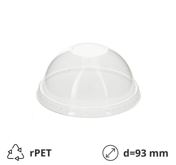 Poklopac bez rupe rPET d=93 mm 100 kom