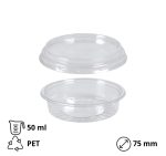 Posuda za umake za poklopcem PET 50 ml, 100 kom (komplet)