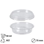 Posuda za umake za poklopcem PET 50 ml, 100 kom (komplet)