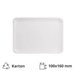 Papirnati tanjur 100х160 mm bijeli 250 kom