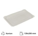Papirnati tanjur 130х200 mm bijeli laminiran 250 kom