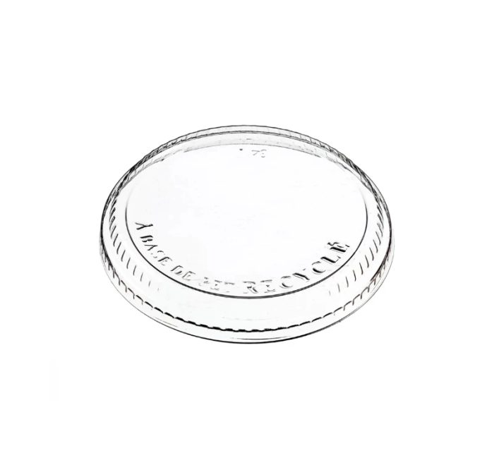 Poklopac rPET za posudico Vintage 280 (300) ml d=96 mm h=13 mm 50 kom