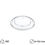 Poklopac rPET za posudico 300 (330) / 410 (440) d=102 mm h=13 mm 60 kom