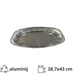 Aluminijski poslužavnik M 28,7x43 cm 10 kom