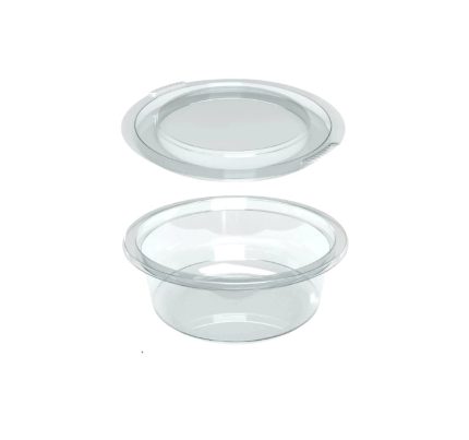 Posuda za umake za poklopcem PET 100 ml, 50 kom (komplet)
