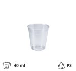 Čaša 40 ml prozirna 25 kom