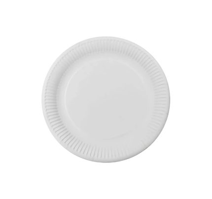 Papirnati tanjur d=150 mm bijeli laminiran 100 kom