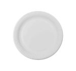 Papirnati tanjur d=180 mm bijeli laminiran 50 kom