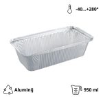 Alu posuda 950 ml 225x113x58 mm 100 kom